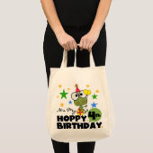 ホッピー・カエル4th誕生日Tシャツとギフト トートバッグ (正面(商品))