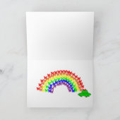 ホッピー・セント・パトリックの日！カエルのカード カード (内部)