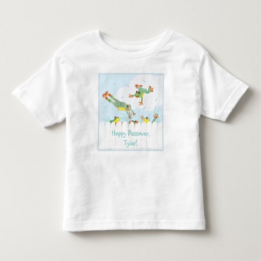 ホッピー・パスソーバー・カエル トドラーTシャツ (正面)
