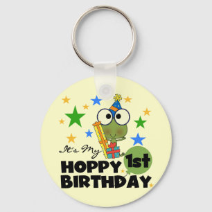 ホッピー・フロッグ1st誕生日Tシャツとギフト キーホルダー