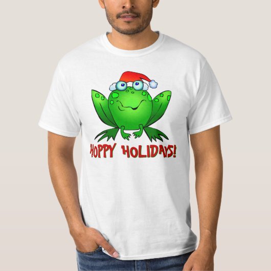 ホッピー・ホリデー・カートゥーンフロッグTシャツ Tシャツ (正面)