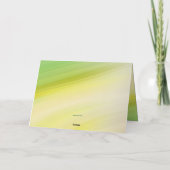 「ホッピー」父の日カエルのトップハットとネクタイデザイン カード (裏面)