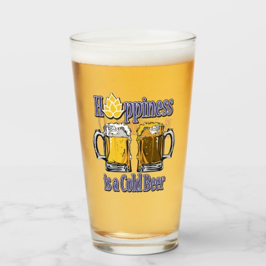 ホップが冷たいビール|過去記事 タンブラーグラス (ドリンク正面)