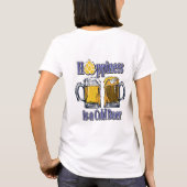 ホップが冷たいビール|過去記事 Tシャツ (裏面)