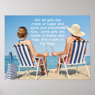 ホップとビーチサンダル ポスター