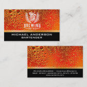 ホップと大麦 | ブルワリー 名刺 (正面/裏面)