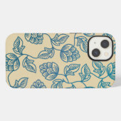 ホップの葉の模様 iPhoneケース (裏面横)