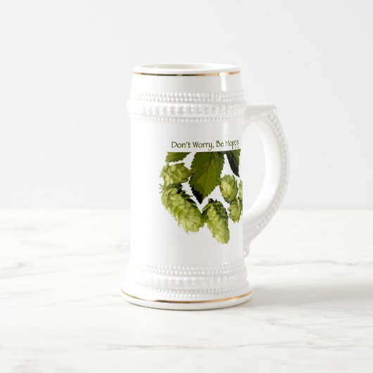 ホップの豊富があって下さい ビールジョッキ (正面右)