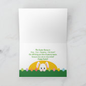 ホップの豊富なイースター-イースターのウサギ-子供のための… シーズンカード (内部)