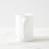 ホップの豊富なクリスマスのバニーの骨灰磁器のマグ ボーンチャイナマグカップ (裏面)