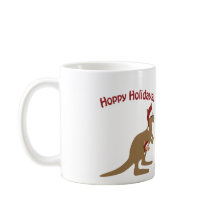 ホップの豊富な休日! クリスマスのカンガルー