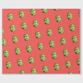 ホップの豊富な休日!  素晴らしいホツプ、陽気な挨拶! ラッピングペーパー (フラット)