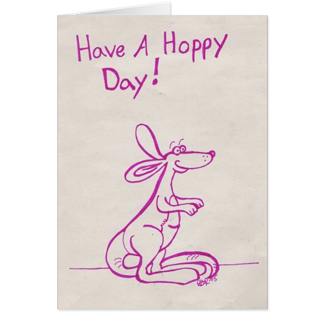 ホップの豊富な日を過して下さい (正面)