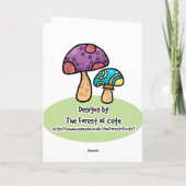 ホップの豊富な誕生日のカエルのバースデー・カード カード (裏面)