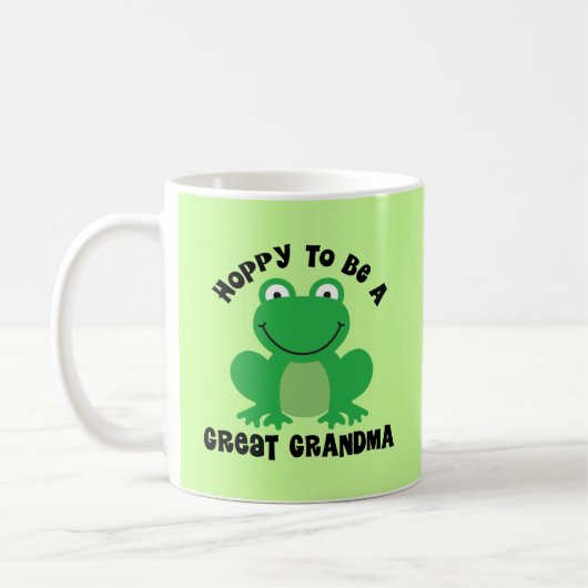 ホップの豊富曾祖母のギフトがあるため コーヒーマグカップ (左)