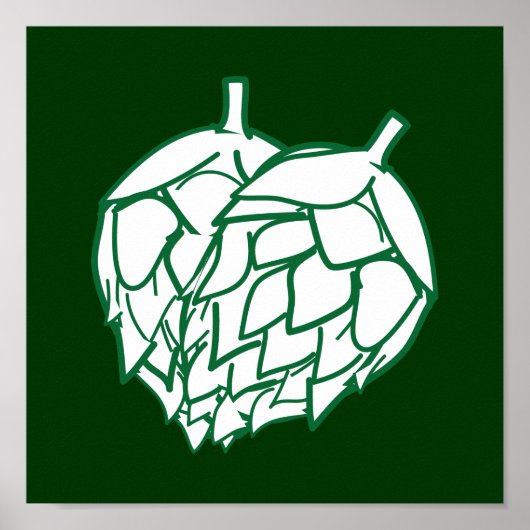 ホップぶら下がった壁 ポスター (正面)