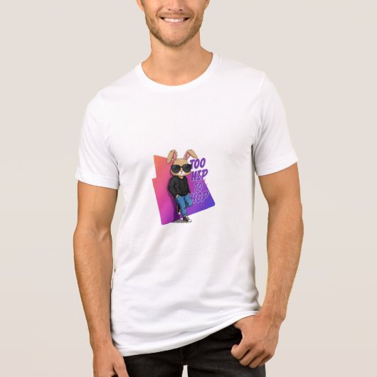 ホップへのお尻 – ホッピー・イースター版Tシャツ トライブレンドＴシャツ (正面)