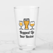 ホップアップビールレビュー – PABIYF Pint Glass タンブラーグラス (正面)