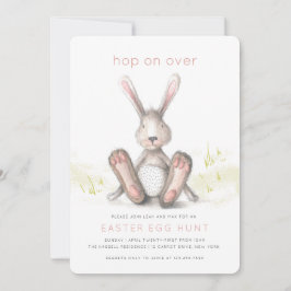 ホップオンオーバーイースターブランチ卵狩り招待状 招待状