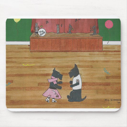 ホップスコッチで マウスパッド (正面)