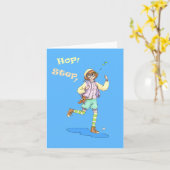 ホップステップ！ カード (黄色い花)