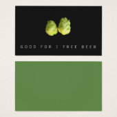 ホップスビールブルワリーチケット (正面&裏面)