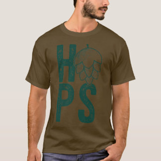 ホップスホップスフラワークラフトビールホップドリンクミーム Tシャツ
