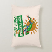 ホップスルー懸命日アマゾンツリーカエル アクセントクッション (正面(垂直))