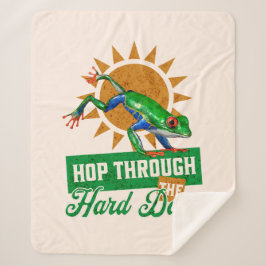 ホップスルー懸命日アマゾンツリーカエル シェルパブランケット