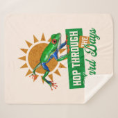 ホップスルー懸命日アマゾンツリーカエル シェルパブランケット (正面(横))