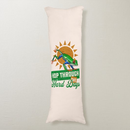 ホップスルー懸命日アマゾンツリーカエル ボディピロー (正面縦)