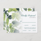 ホップス、ビールズ結婚コレクション 出欠カード (正面/裏面)