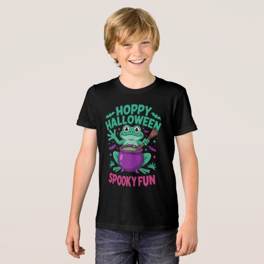 ホップハロウィンキッズTシャツ トライブレンドＴシャツ (正面全面)