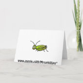 ホップピー誕生日カード カード (裏面)