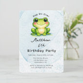 ホップ・オン・オーバー 子供の年齢 誕生日パーティー 招待状 (スタンド正面)