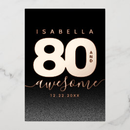 ホッモダンガーリートピンク80と素晴らし 箔招待状