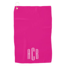 ホッモダントピンクと白3文字モノグラム