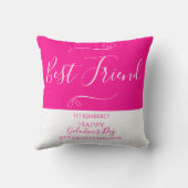 ホッモダントピンクガレンティンの日 クッション (裏面)