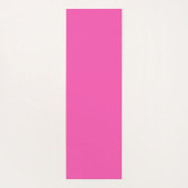 ホッモダントピンクパーソナライズされたモノグラムと名前 ヨガマット (裏面)