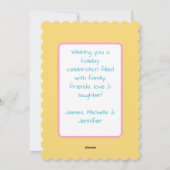 ホッモダンピーのイースター写真 シーズンカード (裏面)