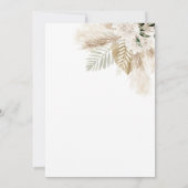 ホッモダンホ緑のススキ 招待状 (裏面)