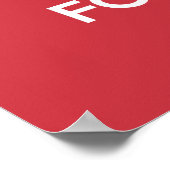 ホッ保クとフォンデュのポスタープリント ポスター (角)