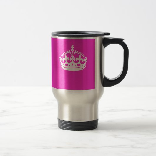ホッ保トピンクの装飾のCALM CROWNシンボル トラベルマグ (右)