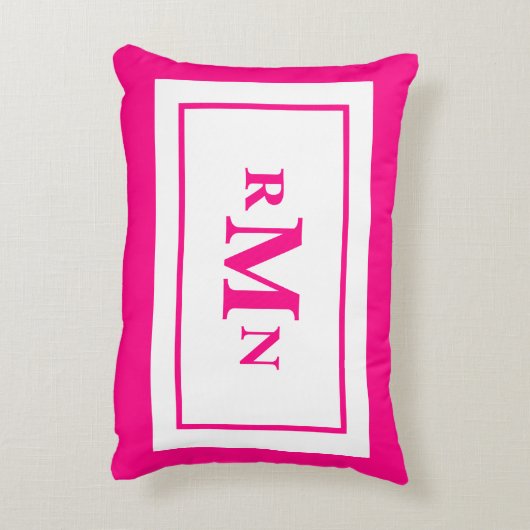 ホッ名門私立校風のトピエレガントッモノグラムのク アクセントクッション (裏面(縦))