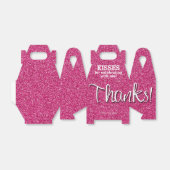 ホッ感謝していト・ピンクフェイクグリッター フェイバーボックス (折り畳みなし)