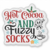 ホッ楽しむトココアとファジーソックス! シール (正面)