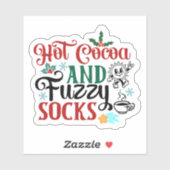 ホッ楽しむトココアとファジーソックス! シール (シート)
