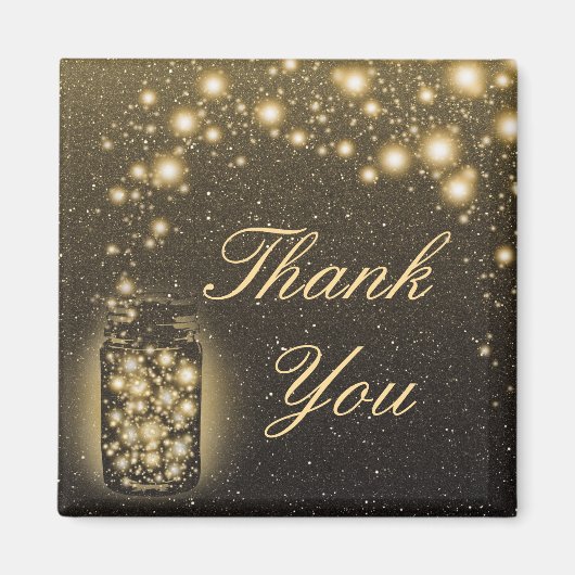 ホッ白熱［赤熱］光を放つタルの瓶 マグネット (正面)