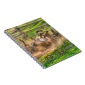 ホッ絵を描トに乗った馬のおもしろい写真ウマ科の ノートブック (右側)