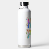 ホッ芸術的前向きやる気を起こさせる感動的 ウォーターボトル (右面)